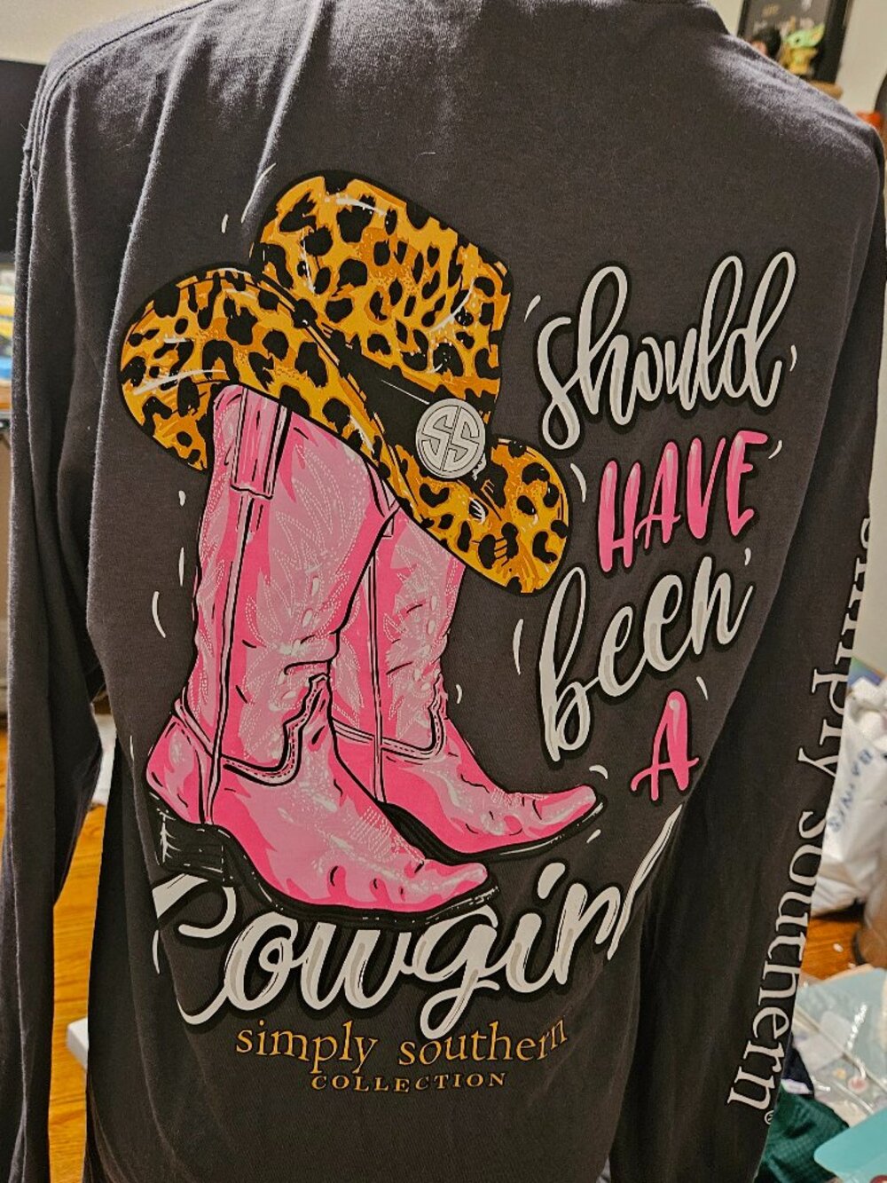 Simply Southern Long Sleeve Cowgirl Shirt